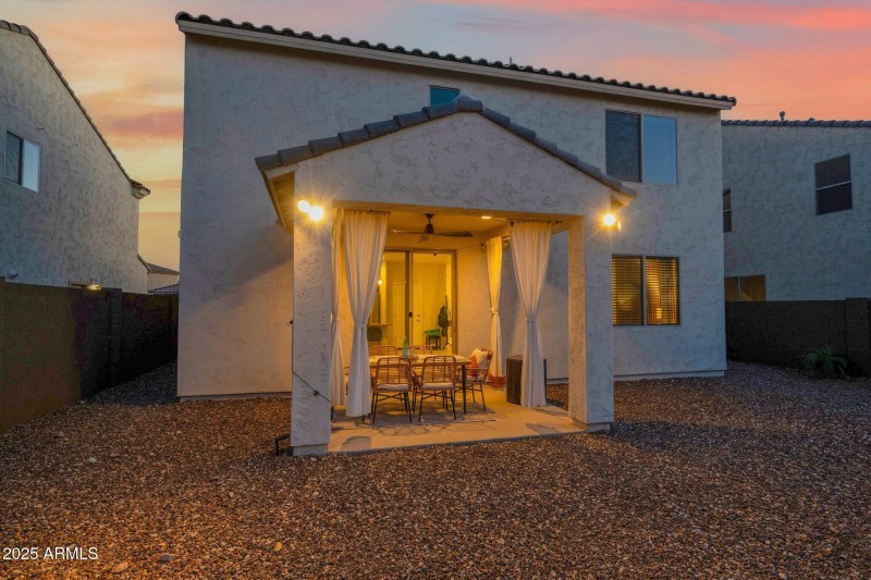 Covered patio