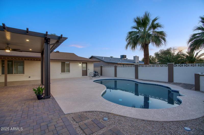 Surrounded by Block Fencing