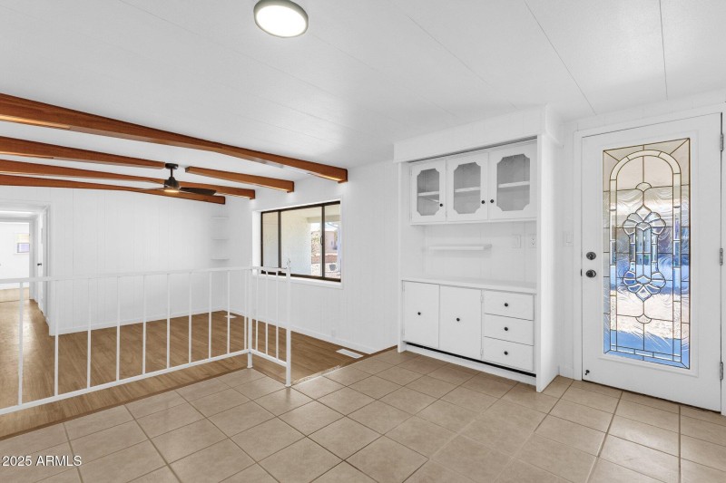 Built in shelving