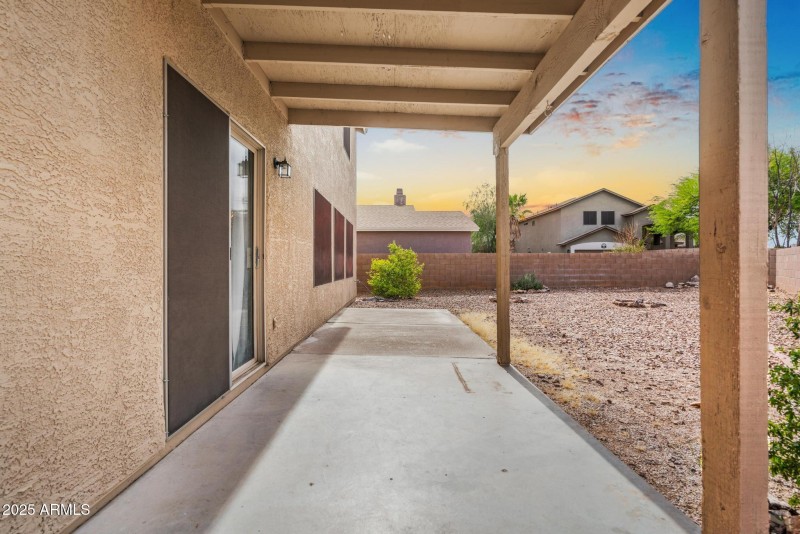 Covered Porch Backyard