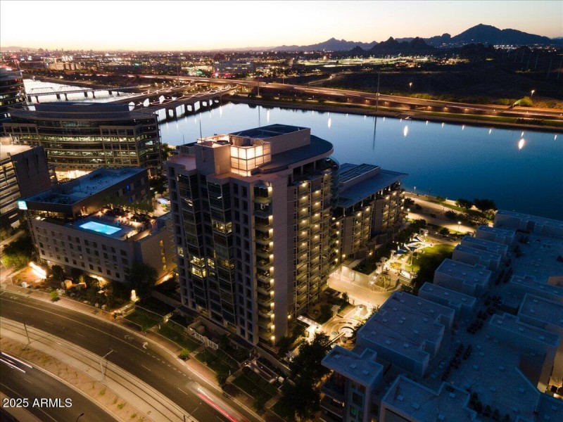 Drone NW dusk