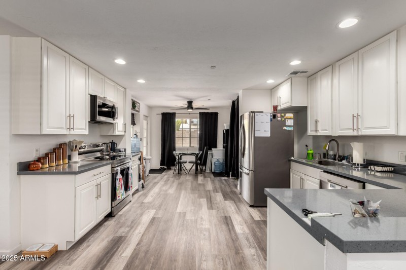 Remodeled kitchen