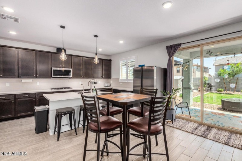 Kitchen and dining