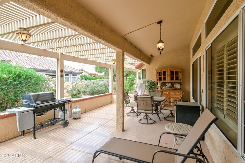Rear Patio
