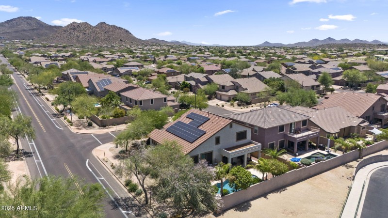 21b - Backyard Aerial Desert Hills Surro