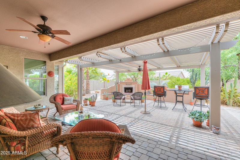 Covered patio