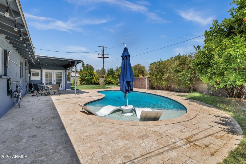 Exterior backyard
