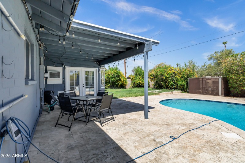 Exterior backyard