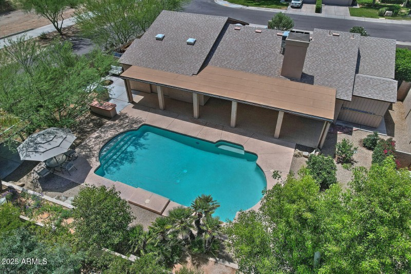 Backyard Overhead view