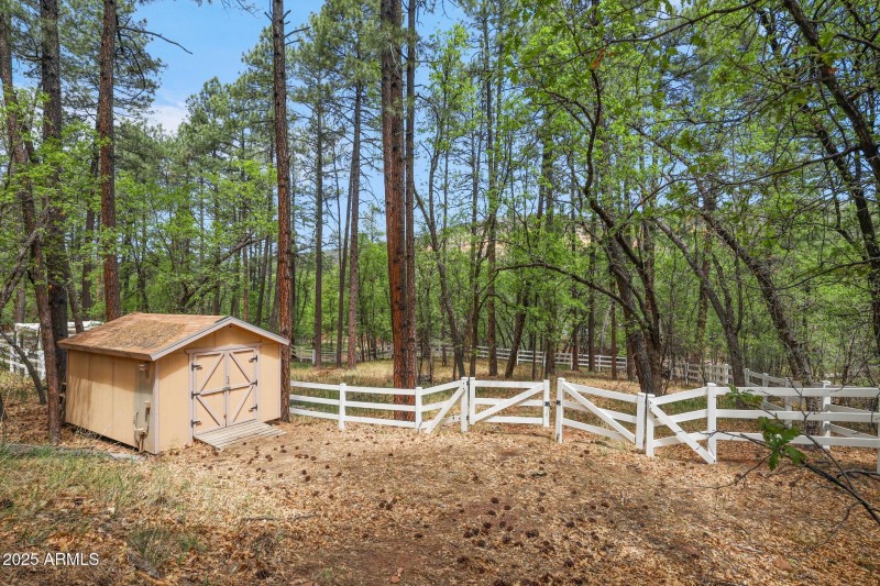 Horse fencing area
