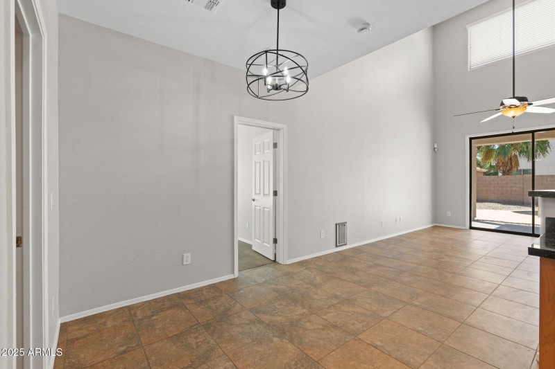 Breakfast area