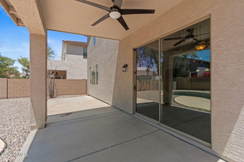 Large covered Patio