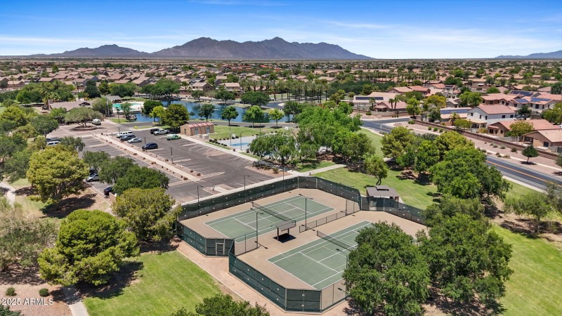 Tennis courts