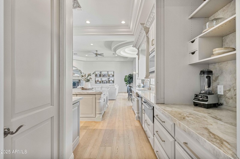 Appliance garage and Pantry