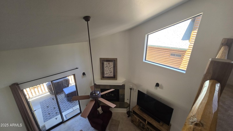 looking from loft