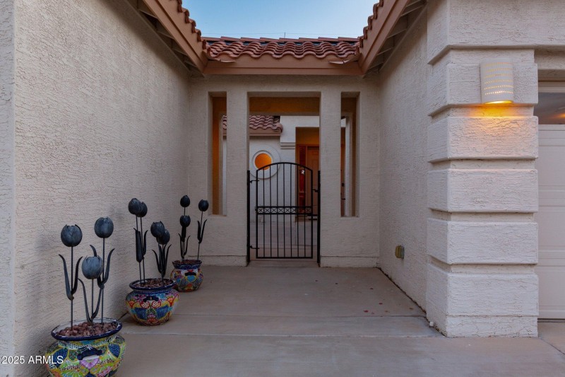 Entrance to Courtyard