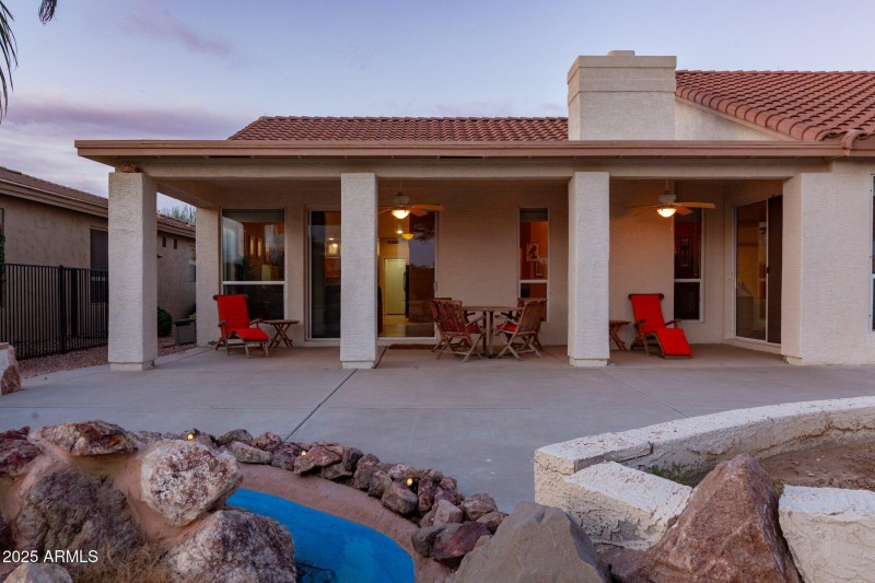Extended Covered Patio