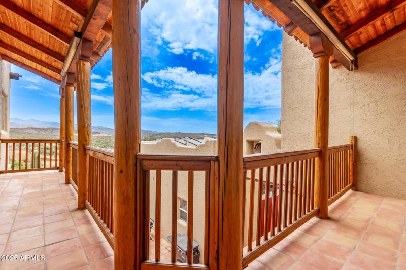 Upstairs Balcony