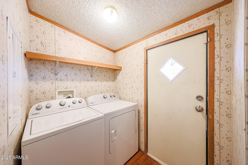 Inside laundry