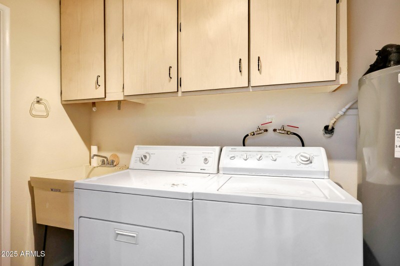 Enclosd Laundry Room