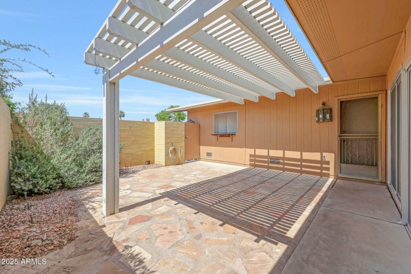 Covered Back Patio