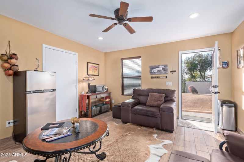 Guest home entry.