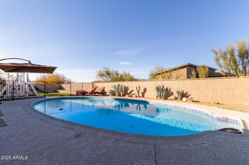 Enjoy this heated pool year round!