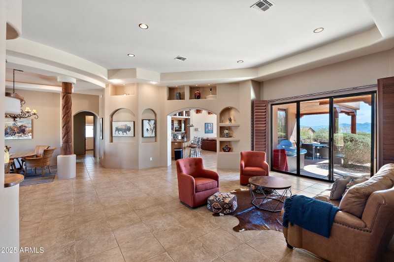 Open living room