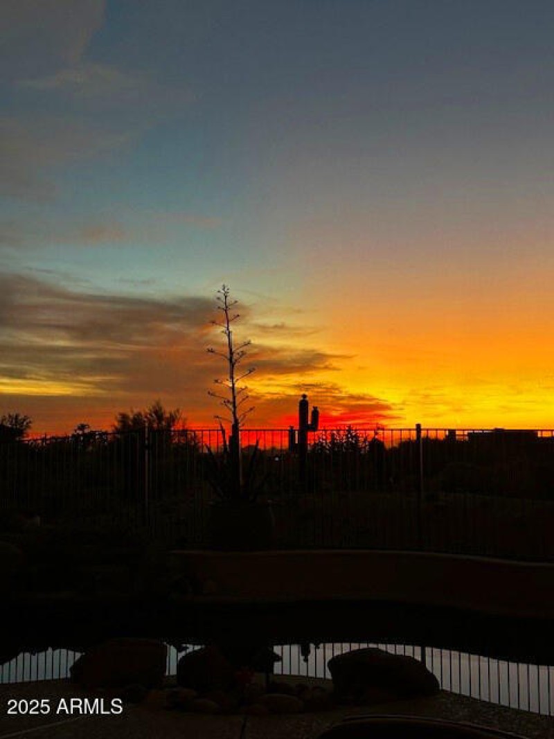 Pool Sunset View