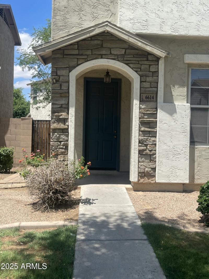 Front Door and Side Gate