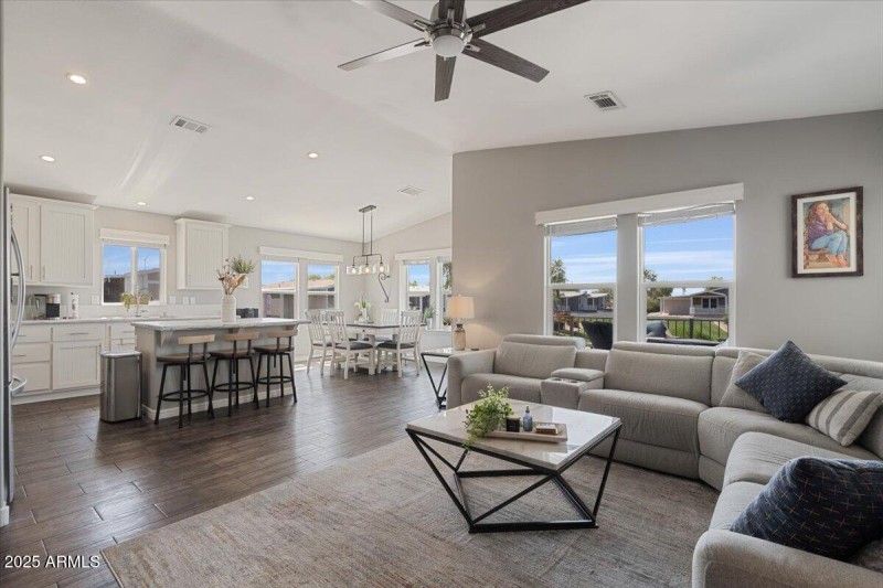 Living Room to Kitchen