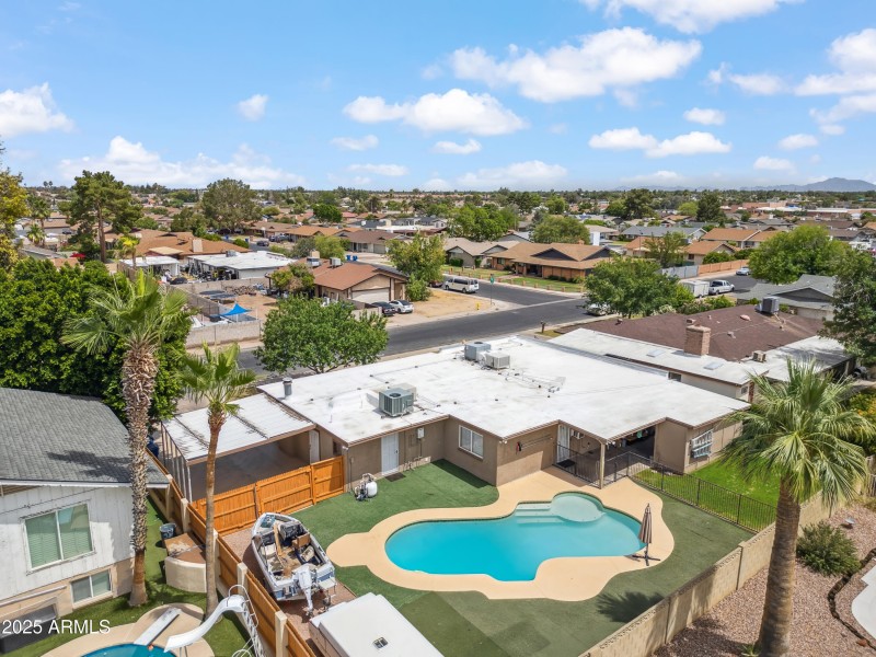 Aerial Large Lot
