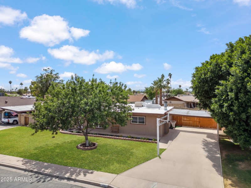 Aerial Front of Home