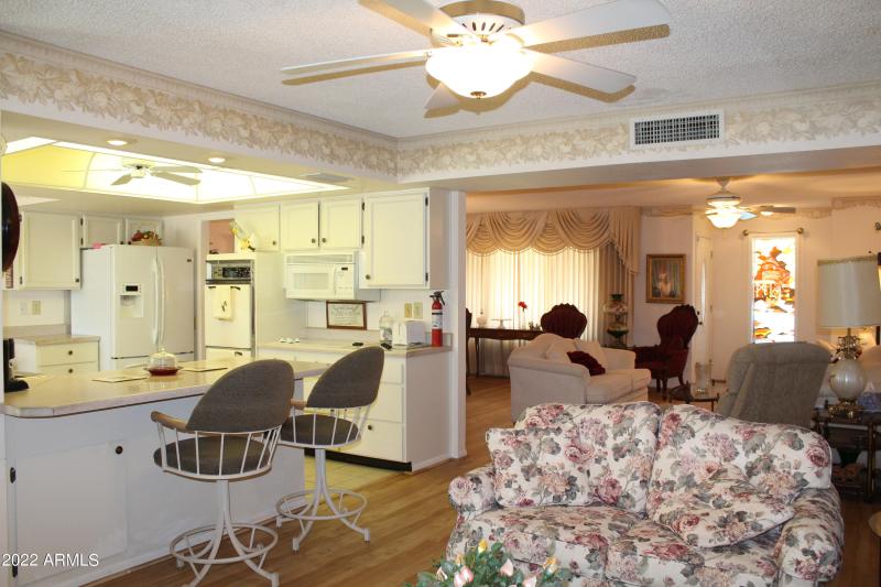 Family Room to Kitvhen and Living Room