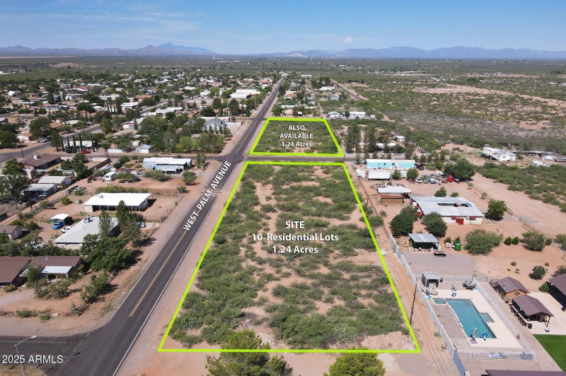 Aerial view West