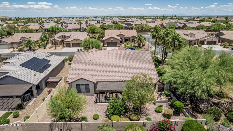 Full backyard view