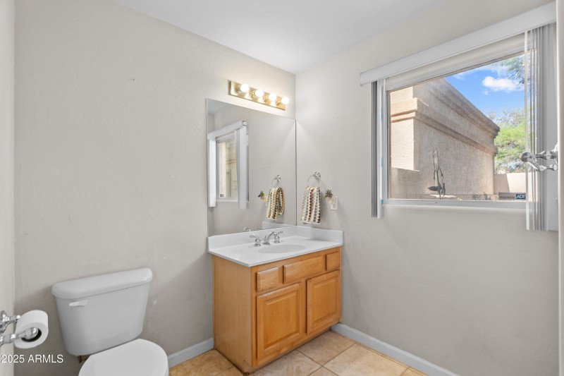 Main-level bathroom