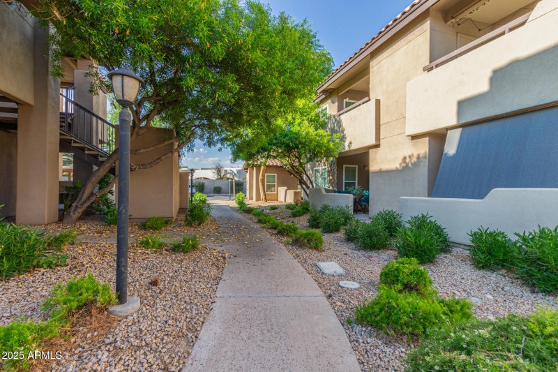 Community - Walk way by unit