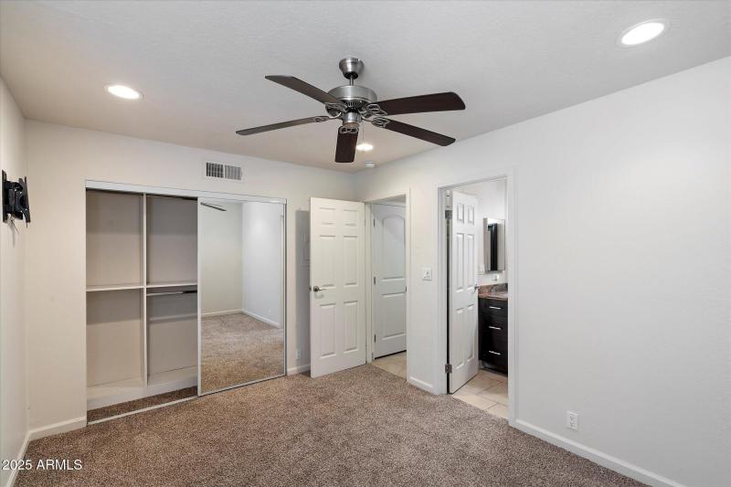 Bedroom 2 with Access to Hall Bathroom