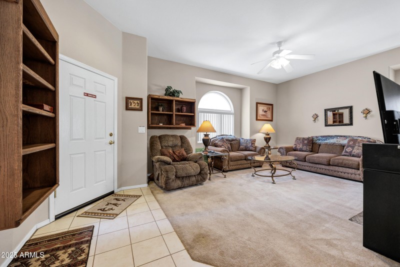 Entry & living room