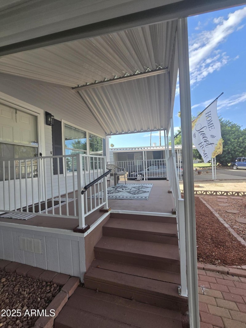 Front patio stairs