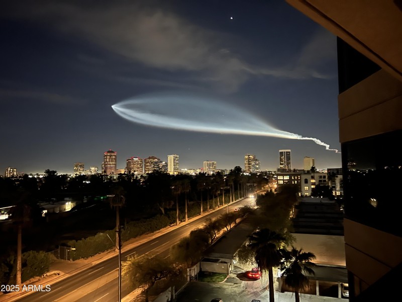 Space X view from home