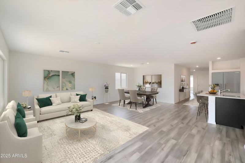 Yucca Kitchen, Dining, and Living