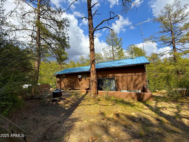 rear of home