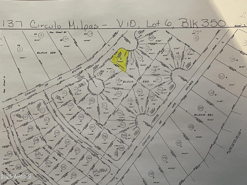 Property map for 137 Circulo Milpas