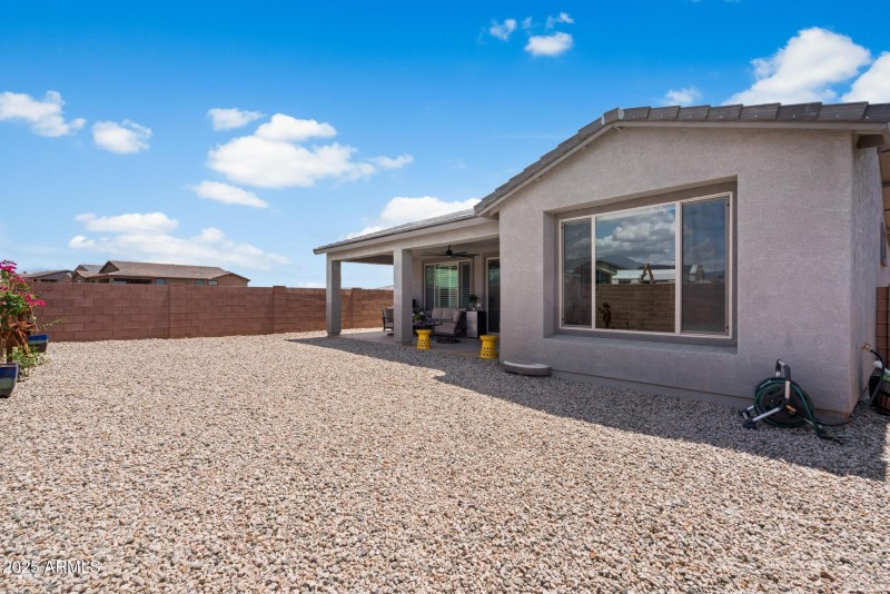 Backyard with Gravel