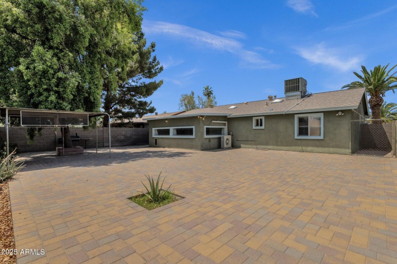 Pavered Backyard