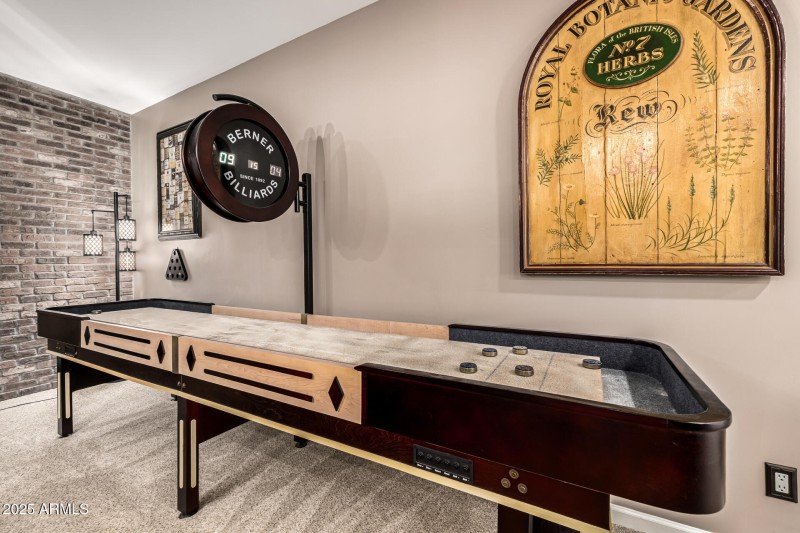 Basement gameroom