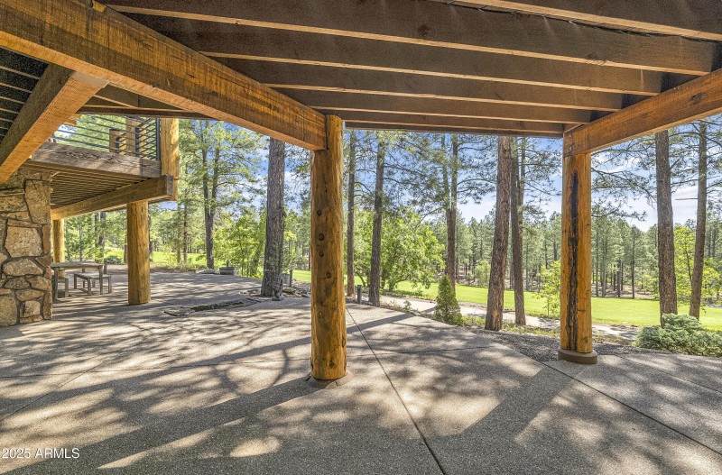 Lower level patio