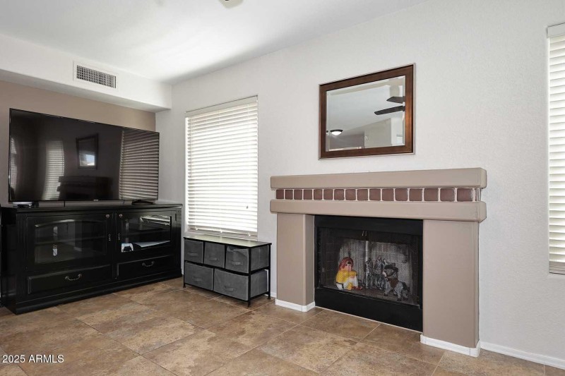 Family Room-Fireplace